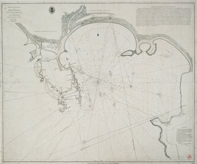 Karta över hamnen i Point de Galle. Uppmätt i januari och mars 1800 av kapten David Inverarity. Till vilken denna plansch är inskriven, av hans mest tacksamme A.Dalrymple. av Alexander Dalrymple