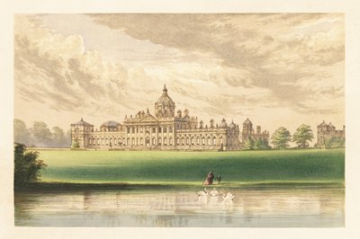 Castle Howard, Yorkshire, England. ,1880 (gravyr) av Alexander Francis (after) Lydon