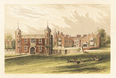 Charlecote, Warwick, England. ,1880 (gravyr) av Alexander Francis (after) Lydon