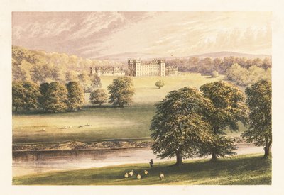 Golv Castle, Roxburghshire, Skottland. av Alexander Francis (after) Lydon
