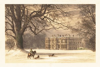 Howsham Hall, Yorkshire, England. ,1880 (gravyr) av Alexander Francis (after) Lydon