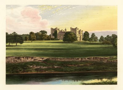 Lumley Castle, Durham, England. av Alexander Francis (after) Lydon