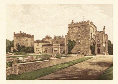 Muncaster Castle, Cumbria, England. ,1880 (gravyr) av Alexander Francis (after) Lydon