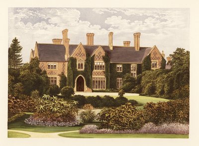 Oxley Manor, Staffordshire, England. av Alexander Francis (after) Lydon