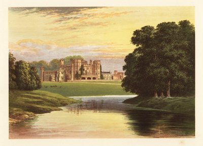 Sundorne Castle, Shropshire, England. ,1880 (gravyr) av Alexander Francis (after) Lydon