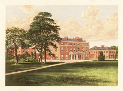 Trafalgar House, Wiltshire, England. ,1880 (gravyr) av Alexander Francis (after) Lydon