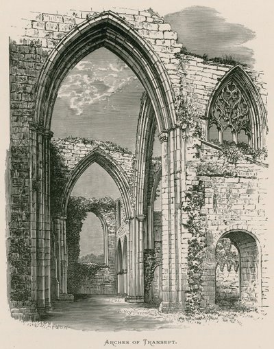 Bolton Priory, Arches of Transept av Alexander Francis Lydon
