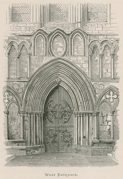 Bolton Priory, västra ingången av Alexander Francis Lydon