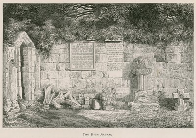 Dryburgh Abbey, Högaltaret av Alexander Francis Lydon