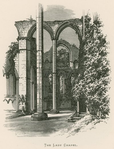 Fountains Abbey, The Lady Chapel av Alexander Francis Lydon