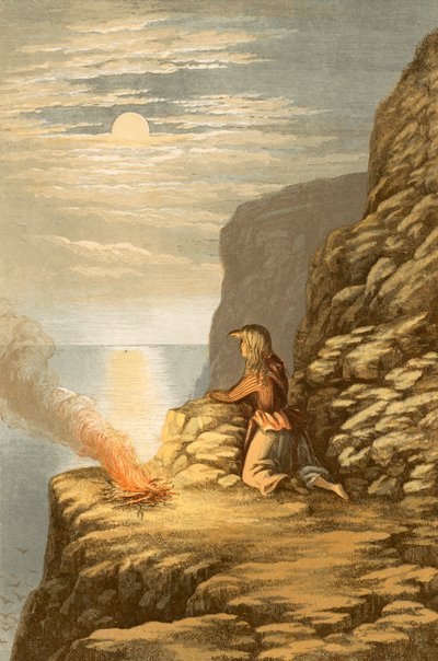 Illustration till Campbells The Pleasures of Hope av Alexander Francis Lydon
