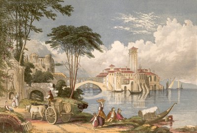 Illustration till Wordsworths bok After Leaving Italy (Efter att ha lämnat Italien) av Alexander Francis Lydon
