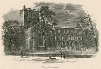Jedburgh Abbey, från nordost av Alexander Francis Lydon