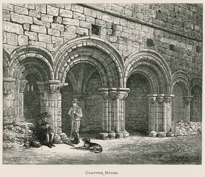Kirkstall Abbey, kapitelsalen av Alexander Francis Lydon