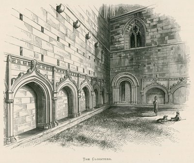Melrose Abbey, The Cloisters av Alexander Francis Lydon