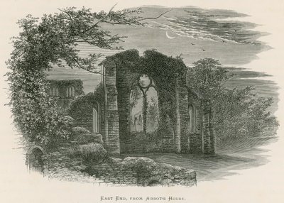 Netley Abbey, East End, från Abbot