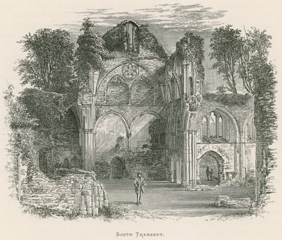 Netley Abbey, södra tvärskeppet av Alexander Francis Lydon