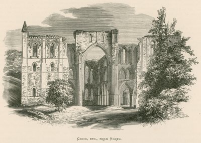 Rievaulx Abbey, Choir, etc, från norr av Alexander Francis Lydon
