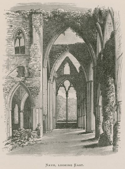 Tintern Abbey, mittskepp, österut av Alexander Francis Lydon