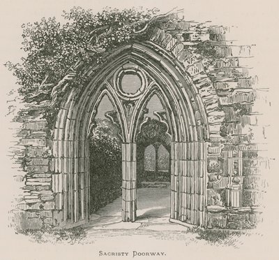 Tintern Abbey, Sacristy Doorway av Alexander Francis Lydon