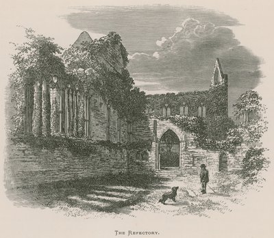 Tintern Abbey, matsalen av Alexander Francis Lydon