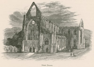 Tintern Abbey, West Front av Alexander Francis Lydon