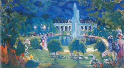Fontäner, c. 1908. av Alexander Fyodorovich Gaush