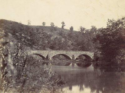 Antietam Bridge, på Sharpsburg och Boonsboro Turnpike, nr 1, september 1862, 1862. av Alexander Gardner