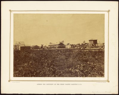 [Depot, Lawrence, Kansas] av Alexander Gardner