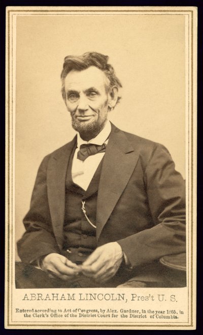 Porträtt av Lincoln av Alexander Gardner av Alexander Gardner