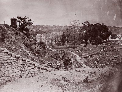 Ruinerna av R & P Railroad Bridge, Richmond, ca. 1865. av Alexander Gardner