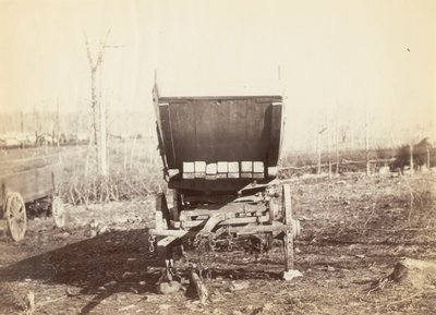 Utan titel, [Field Telegraph Battery Wagon] av Alexander Gardner