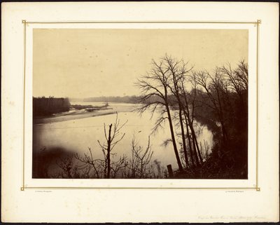 [Vy över Kansas River nära Stranger, Kansas] av Alexander Gardner