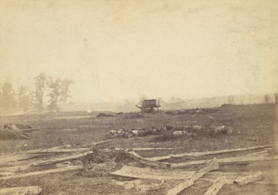 Utsikt över slagfältet i Antietam, september 1862, 1862. av Alexander Gardner