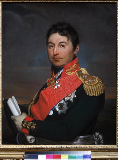 General Alexandre Dmitrievitch Balachov - Porträtt av general Alexander Dmitriyevich Balashov (1770-1837) - Alexander Grigoryevich Varnek (1782-1843). Olja på duk av Alexander Grigoryevich Vanek