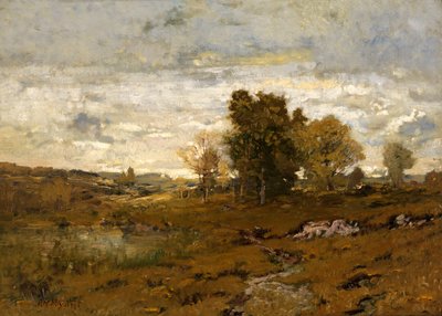 Höst i Arkville, mitten av slutet av 1800-talet. av Alexander Helwig Wyant