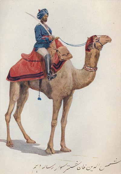 A Camel-Sowar of the 10th Bengal Lancers, c1880 1905. av Alexander Henry Hallam Murray