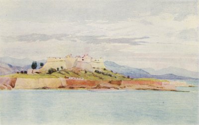 Antibes (färg litho) av Alexander Henry Hallam Murray