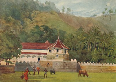 The Temple of the Tooth, Kandy - Exteriör, c1880 1905. av Alexander Henry Hallam Murray