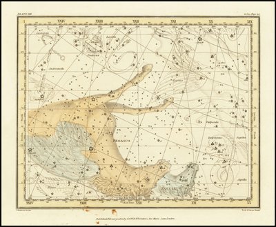 1822 - Alexander Jamieson - Pegasus och Equuleus av Alexander Jamieson