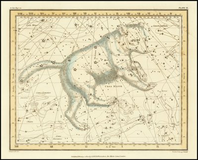 1822 - Alexander Jamieson - Ursa Major - Stora björnen av Alexander Jamieson