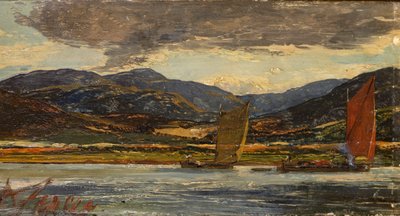 River Scene av Alexander Jnr. Fraser
