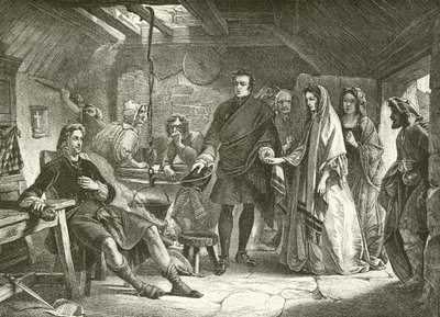 Det första mötet mellan prins Charles och Flora Macdonald av Alexander Johnston