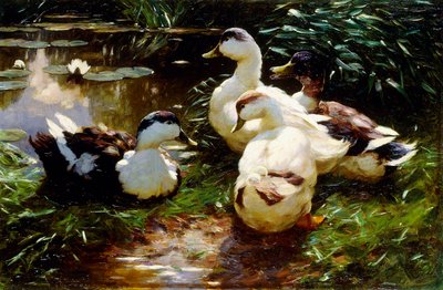 Ankor på en flodstrand av Alexander Koester