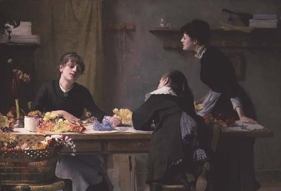 Konstgjorda blomsterarbetare av Alexander Mann