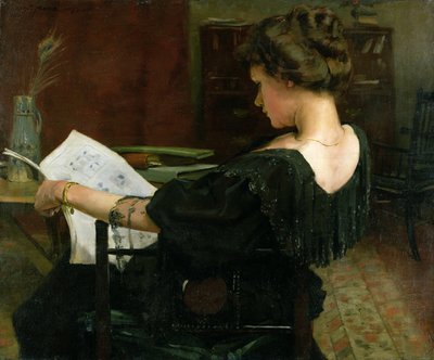 Porträtt av Helen Gow av Alexander Mann