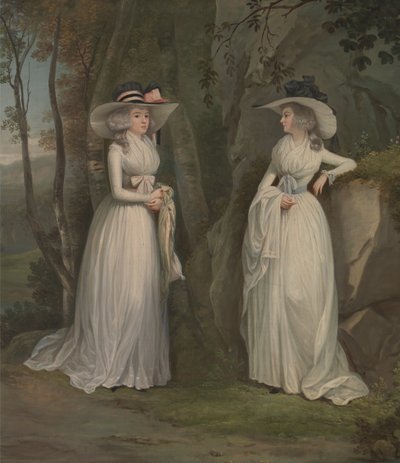 Eleanor and Margaret Ross av Alexander Nasmyth