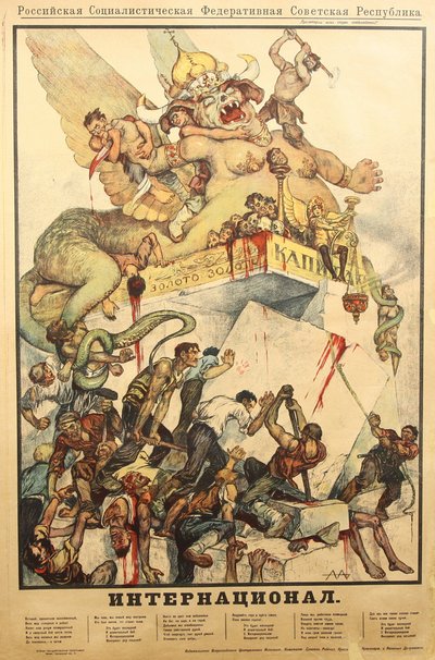 Den internationella affischen, 1919 av Alexander Petrovich Apsit
