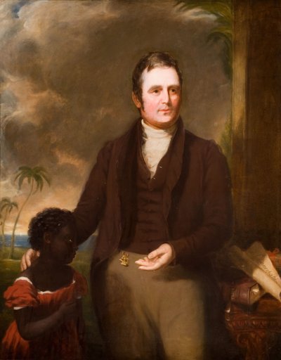 Porträtt av Joseph Sturge, 1800-1850. av Alexander Rippingille