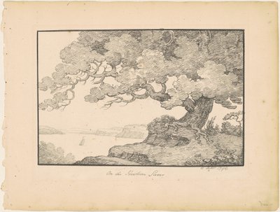 På Hudson River av Alexander Robertson